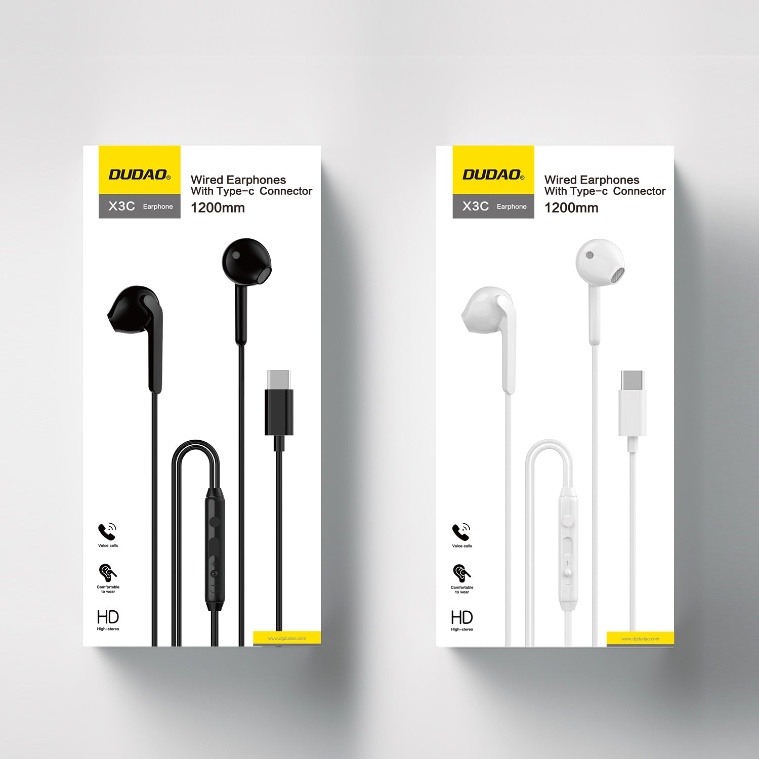 DUDAO X3C-W EARPHONE TYPE-C 1-2M DUDAO X3C-W EARPHONE TYPE-C 1-2M